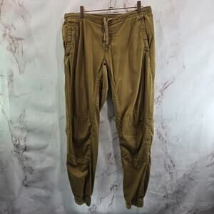 Black Diamond Pants Womens Small Brown High Rise Notion Jogger Cotton